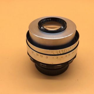 Yashica Yashinon 80mm F2.  8 M42 Mount Rare Lens Modified
