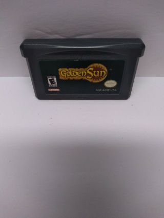 Golden Sun (nintendo Game Boy Advance,  2003) Authentic Rare