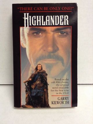 Highlander (novelization Of The Film) Paperback Garry Kilworth Rare