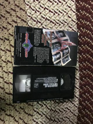 MASSACRE AT CENTRAL HIGH GORGON HORROR SOV SLASHER RARE OOP VHS BIG BOX SLIP 2