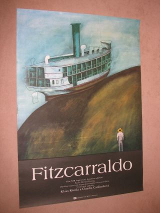 Fitzcarraldo - Very Rare Movie Poster 23,  6 X 33 Inch.  Not Folded