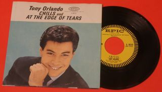 Tony Orlando " Chills " 1962 Teen 45 With Rare Picture Sleeve - Nm