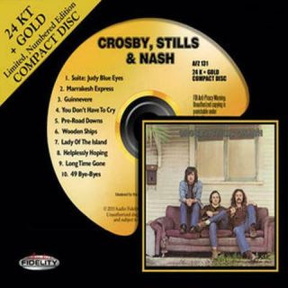 Crosby,  Stills And Nash Self - Titled 1st Album Rare Hdcd 24k Gold Audiophile Cd