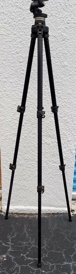 Bogen 3021 Tri Pod With The Rare 3028 Head.  Made In Italy By Manfrotto