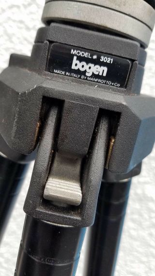 Bogen 3021 Tri pod with the rare 3028 head.  Made in Italy by Manfrotto 2