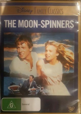 The Moon Spinners Rare Dvd Disney Family Classic Moon - Spinners Film Hayley Mills