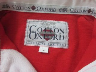 Rare Vintage Mens 1980 Wales Cotton Oxford International Rugby Shirt (M) 6
