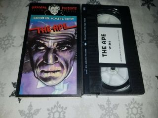 Grampa Presents Boris Karloff The Ape vhs rare (grampa munster) vintage horror 2