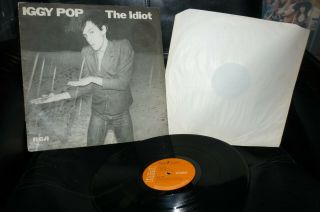 Iggy Pop The Idiot Rare Uk 1st Press 1977 Lp Rca Pl 12275 1 - A/1 - B Ex -