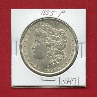 1885 Unc Morgan Silver Dollar 105471 Us Bu State Rare Coin Gem
