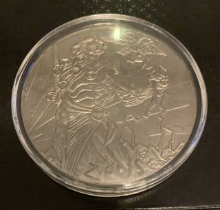 2014 Zeus Gods Of Olympus 2 Oz Coin Perth Tuvalu Silver Coin Very Rare Coin