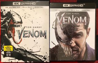 Marvel Venom 4k Ultra Hd Blu Ray 2 Disc Set Rare Slipcover Sleeve
