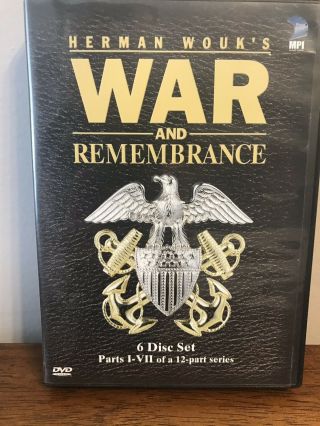 War And Remembrance Rare Dvd Parts 1 - 7 Oop Out Of Print.