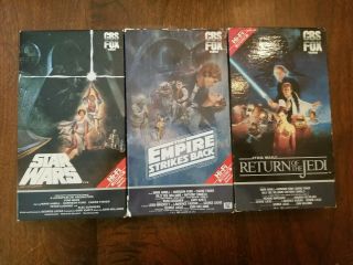 Star Wars 1984 Vhs Red Label Rare