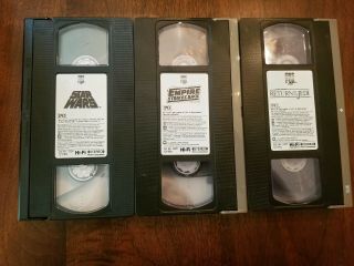 Star Wars 1984 Vhs Red Label RARE 4