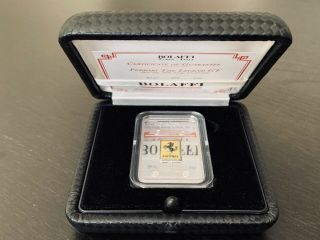 2010 Cook Islands Ferrari The Legend GT Silver Proof Coin Rare Only 999 3