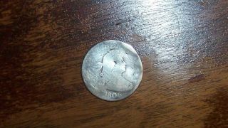 1 Silver 1806 Draped Bust Quarter 25c - Rare Early Date Coin Damage Low Grade