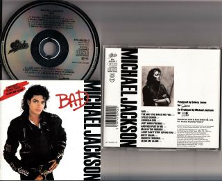 Rare Michael Jackson - Bad Cd (1987 Switzerland/swiss Pressing) 01 Matrix Only