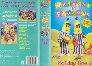 Bananas In Pyjamas Holiday Time Vhs Video Pal A Rare Find