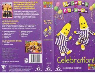 Bananas In Pyjamas Celebration Vhs Pal Videos A Rare Find
