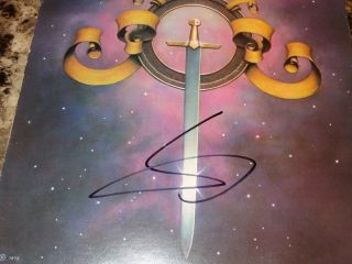 Toto Rare Signed Debut Vinyl Record Steve Lukather Classic Rock Ringo Starr Band 4