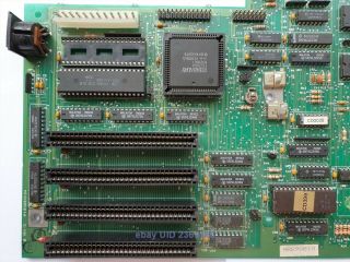 B 190 - D XT motherboard,  NEC V20 CPU 8088 clone w/ int.  controller,  Ram ISA Rare 5