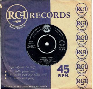 Eartha Kitt - Yomme,  Yomme - Rare 7 " 45 Vinyl Record - 1957 Popcorn Soul