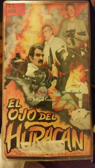 El Ojo Del Huracan.  Salvador Pineda,  Miguel Gurzo.  Rare Spanish Video.