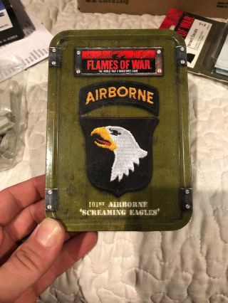 Flames Of War Dice And Token Tin Rare Oop 101st Airborne