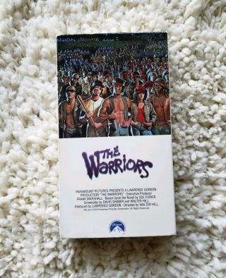 The Warriors (paramount Film,  1979) - Vhs - Rare Cult Classic