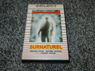 Rare Horror Vhs Sobrenatural Surnaturel 1983 French Cristina Galbo Select