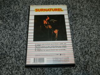 RARE HORROR VHS SOBRENATURAL SURNATUREL 1983 FRENCH CRISTINA GALBO SELECT 2