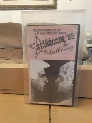 Starrcade 85 1985 The Gathering Vhs Rare Nwa Wcw Wwf Wwe Ric Flair Dusty Rhodes