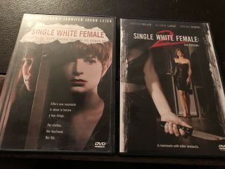 2 - Disc Dvd - Single White Female / The Psycho Part 2 (originals) W/ Insert Rare