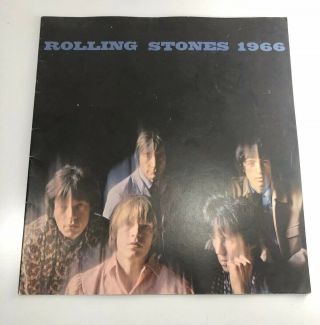Rare The Rolling Stones 1966 Aftermath Tour U.  S.  Concert Program Book Booklet