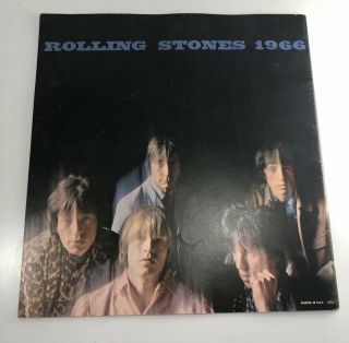 RARE The Rolling Stones 1966 AFTERMATH TOUR U.  S.  Concert Program Book Booklet 2