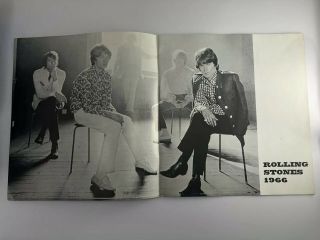 RARE The Rolling Stones 1966 AFTERMATH TOUR U.  S.  Concert Program Book Booklet 4