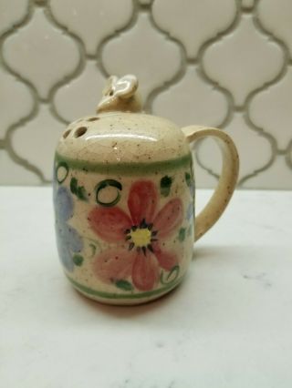 Rare Vintage Pottery Mouse Parmesan Cheese Shaker Collectible