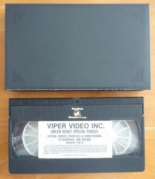 Green Beret Special Forces Conditioning Exercises Rare Vhs Video Cassette