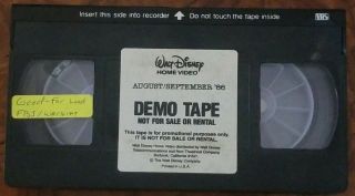 Walt Disney / Touchstone Pictures RARE 1986 Demo Tape Good Bette Midler 4