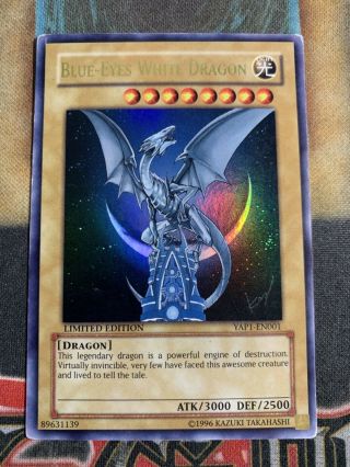 Yugioh Blue - Eyes White Dragon Yap1 - En001 Ultra Rare P