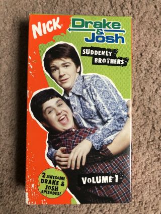Drake & Josh Suddenly Brothers Volume 1 Impossibly Rare Vhs