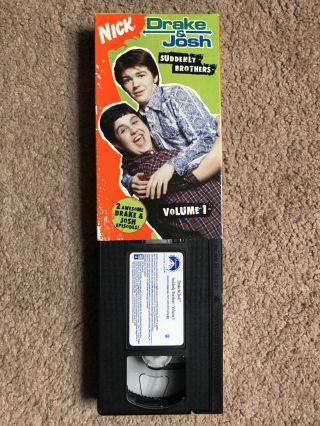 Drake & Josh Suddenly Brothers Volume 1 Impossibly RARE VHS 3
