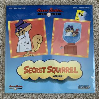 Secret Squirrel Volume 1 Laserdisc - Rare Cartoon Animation