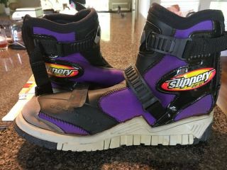 Vintage Slippery When Wet Dominator Race Boots Size Large Rare Nos