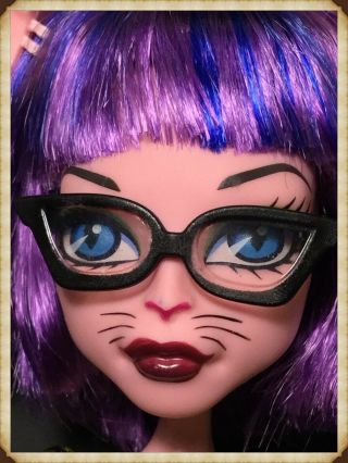Monster High Doll RARE CAM Create A Monster Werecat Cat w/ Clothes,  Shoes,  Wig 3