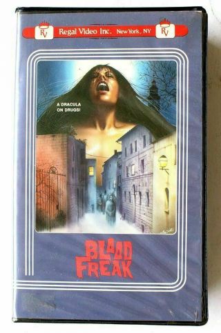 Blood Freak Regal Video Vhs Big Box Clamshell Drugged Out 70 