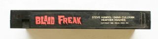 BLOOD FREAK REGAL VIDEO VHS Big Box Clamshell Drugged out 70 ' s Horror RARE 4