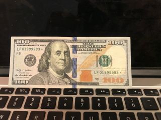 2009a $100 Star ✯ Note Rare $100 Dollar Bill Lf01999993