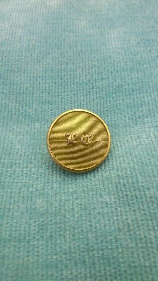 Antique Leander Rowing Club Gold Gilt Members Button Badge Henley On Thames Rare